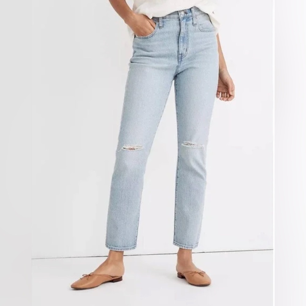 Madewell | The High-Rise Slim Crop Boyjean Dumas Wash | Sz. 23